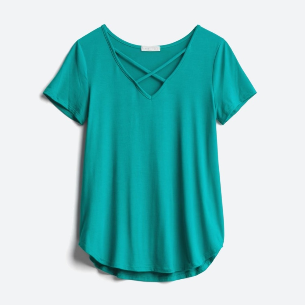 Emory Park Dulce Short Sleeve Knit Top XS